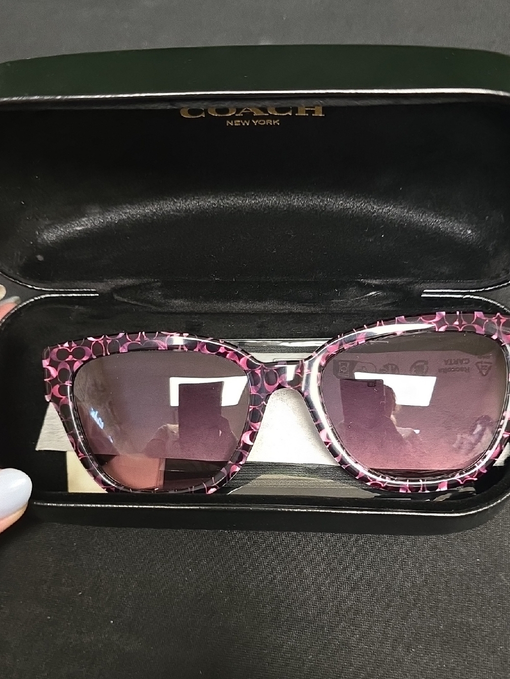 Coach HC8379U CL920 Sunglasses - Nwt - Picture 6 of 6